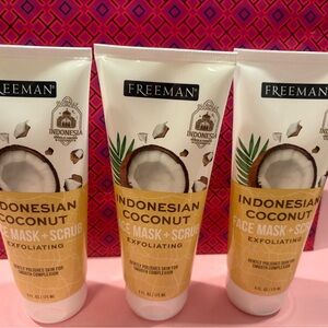 Indonesian Coconut Face Mask + Scrub - Cream